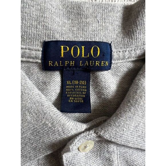Polo Ralph Lauren Polo Shirt XL Gray - Picture 7 of 8